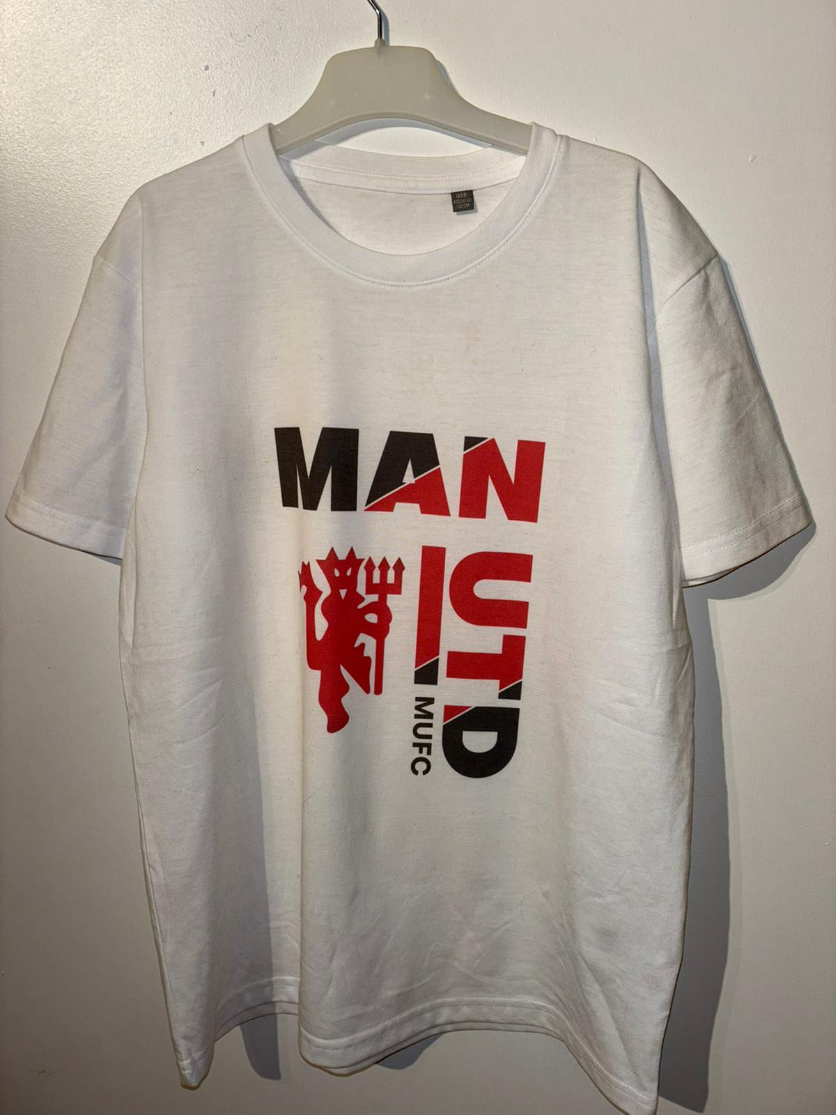 Kids Personalised Printed Man United T Shirt