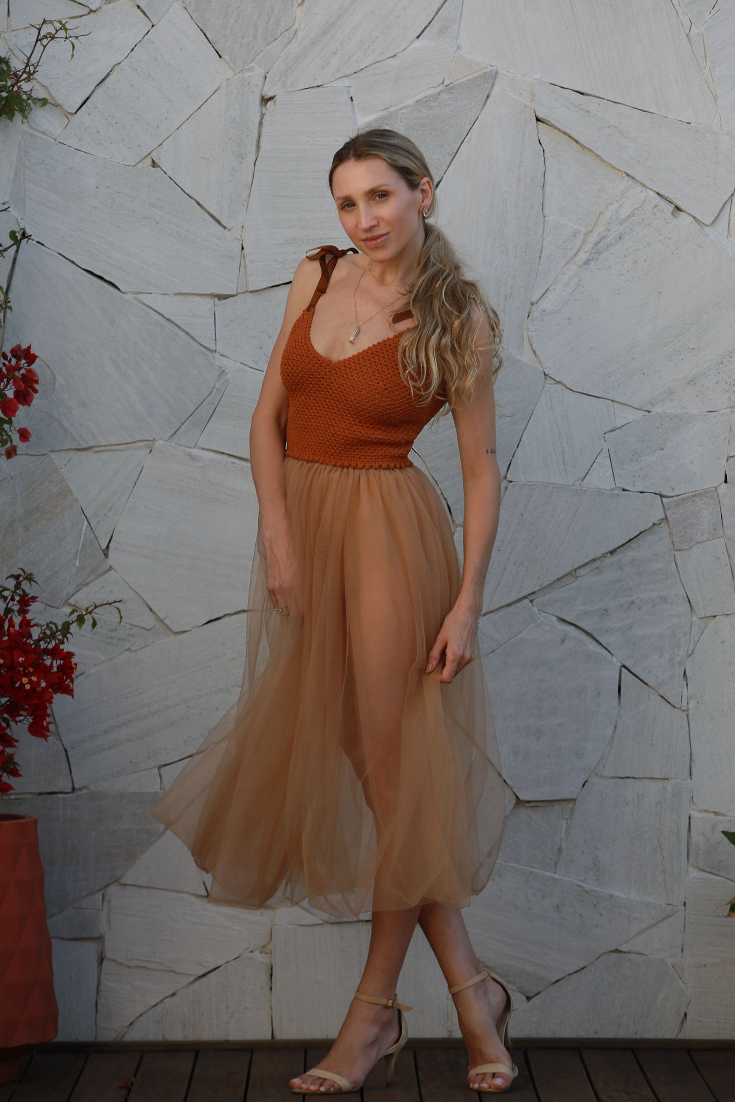 Vestido Terracota
