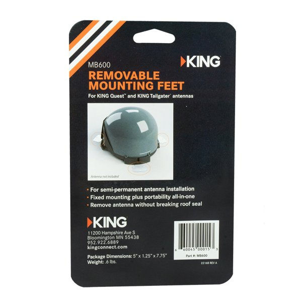 Thumbnail: KING Tailgater and Quest Removable Roof Mount Bracket