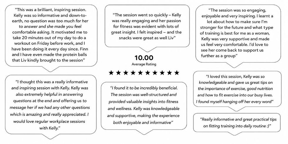 corporate wellbeing testimonials