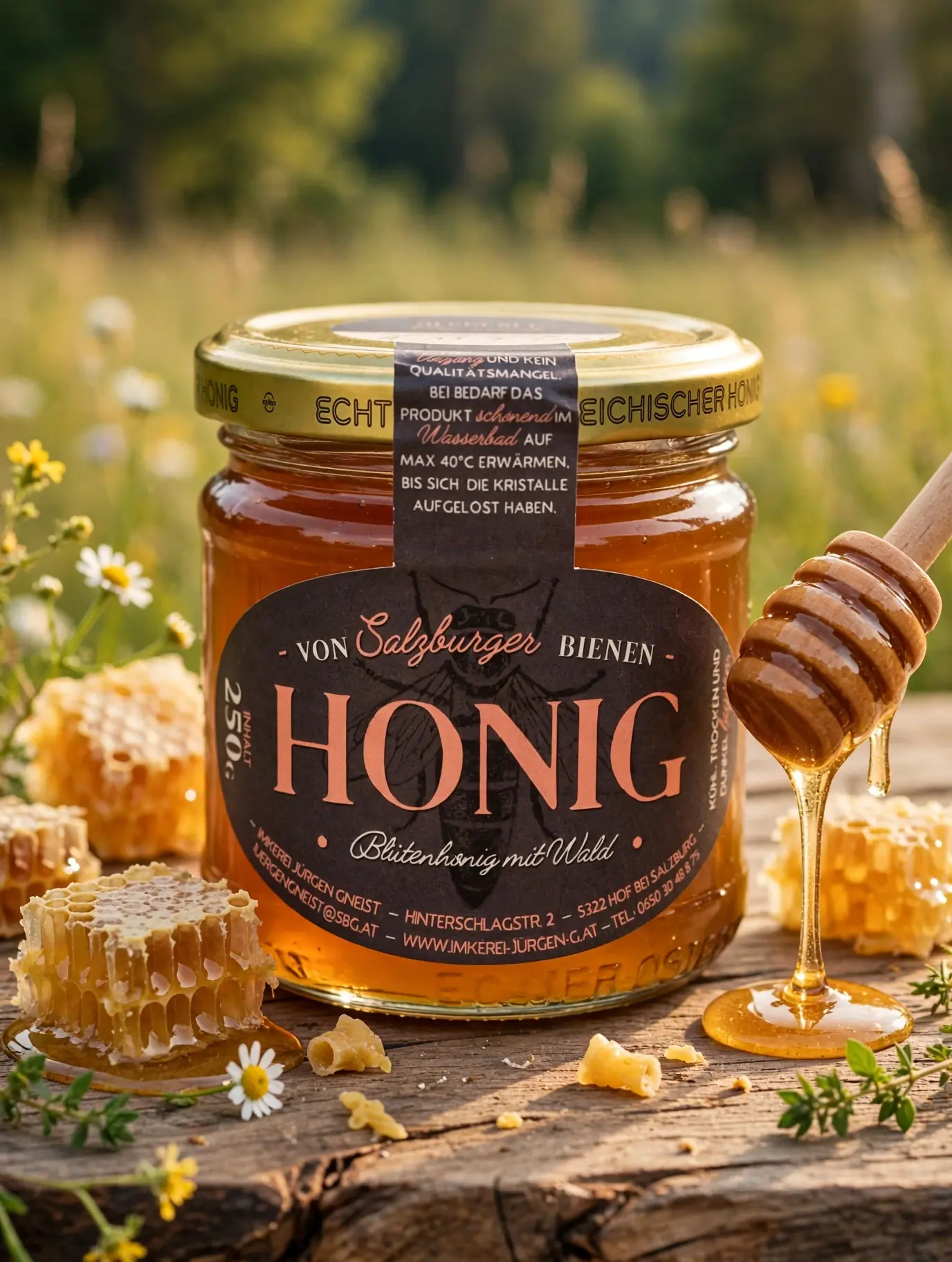 Echter Salzburger Qualitäts Bienenhonig - Blüten/Wald