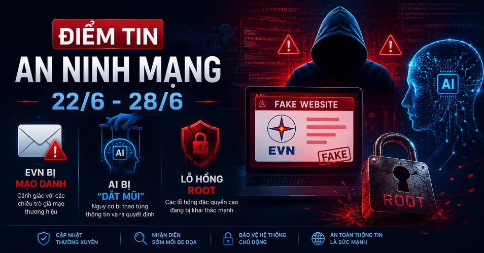 Điểm tin an ninh mạng
