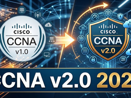 Cisco announces CCNA v2.0 starting February 2027
