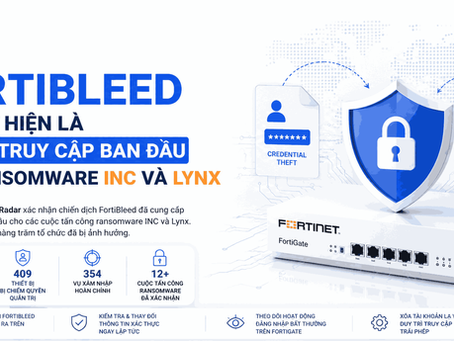 FortiBleed bị phát hiện là nguồn truy cập ban đầu của ransomware INC và Lynx