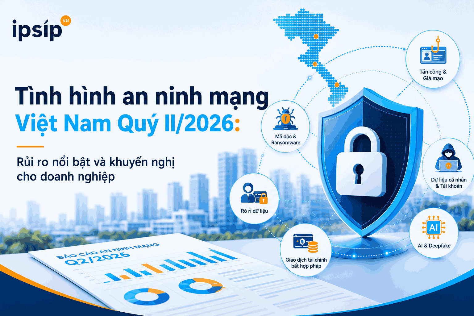 Tình hình an ninh mạng Việt Nam quý II/2026: Rủi ro nổi bật và khuyến nghị cho doanh nghiệp