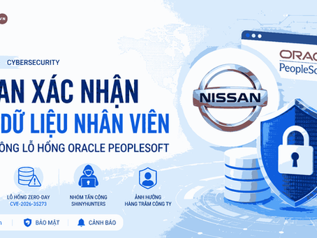 Nissan xác nhận rò rỉ dữ liệu nhân viên sau cuộc tấn công khai thác lỗ hổng Oracle PeopleSoft