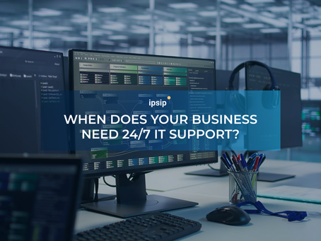 When does a business need 24/7 IT Support more than an in-house IT staff member?