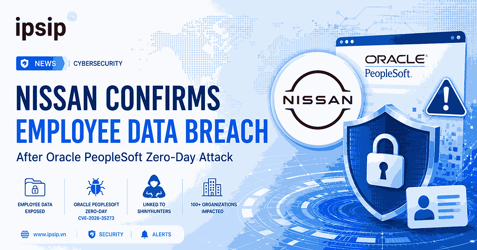 Nissan confirms employee data breach following Oracle PeopleSoft zero-day attack
