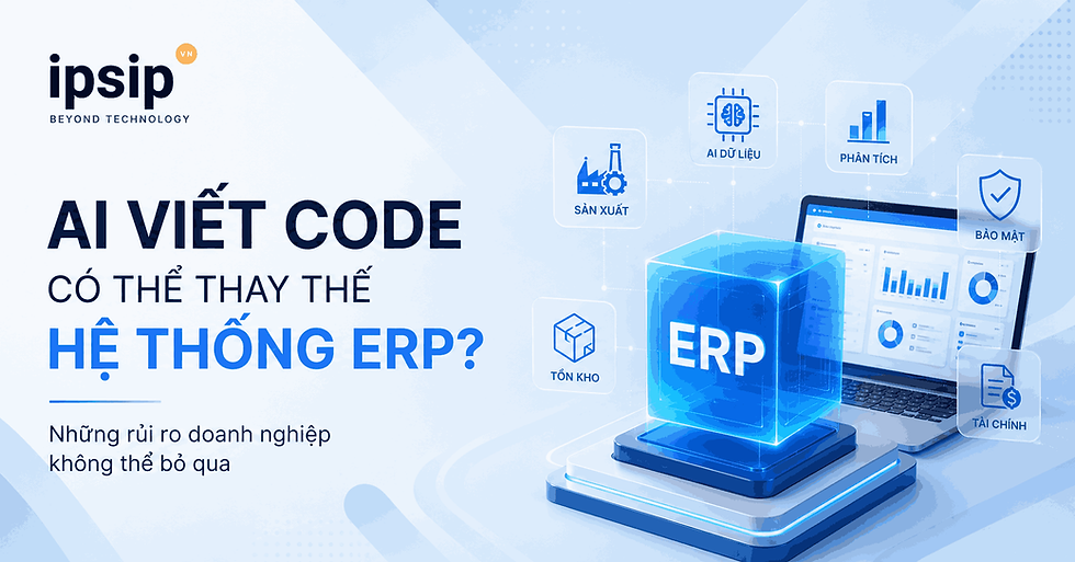AI viết code có thể thay thế ERP? Bài học từ thực tế khi doanh nghiệp muốn "xây lại" hệ thống cốt lõi