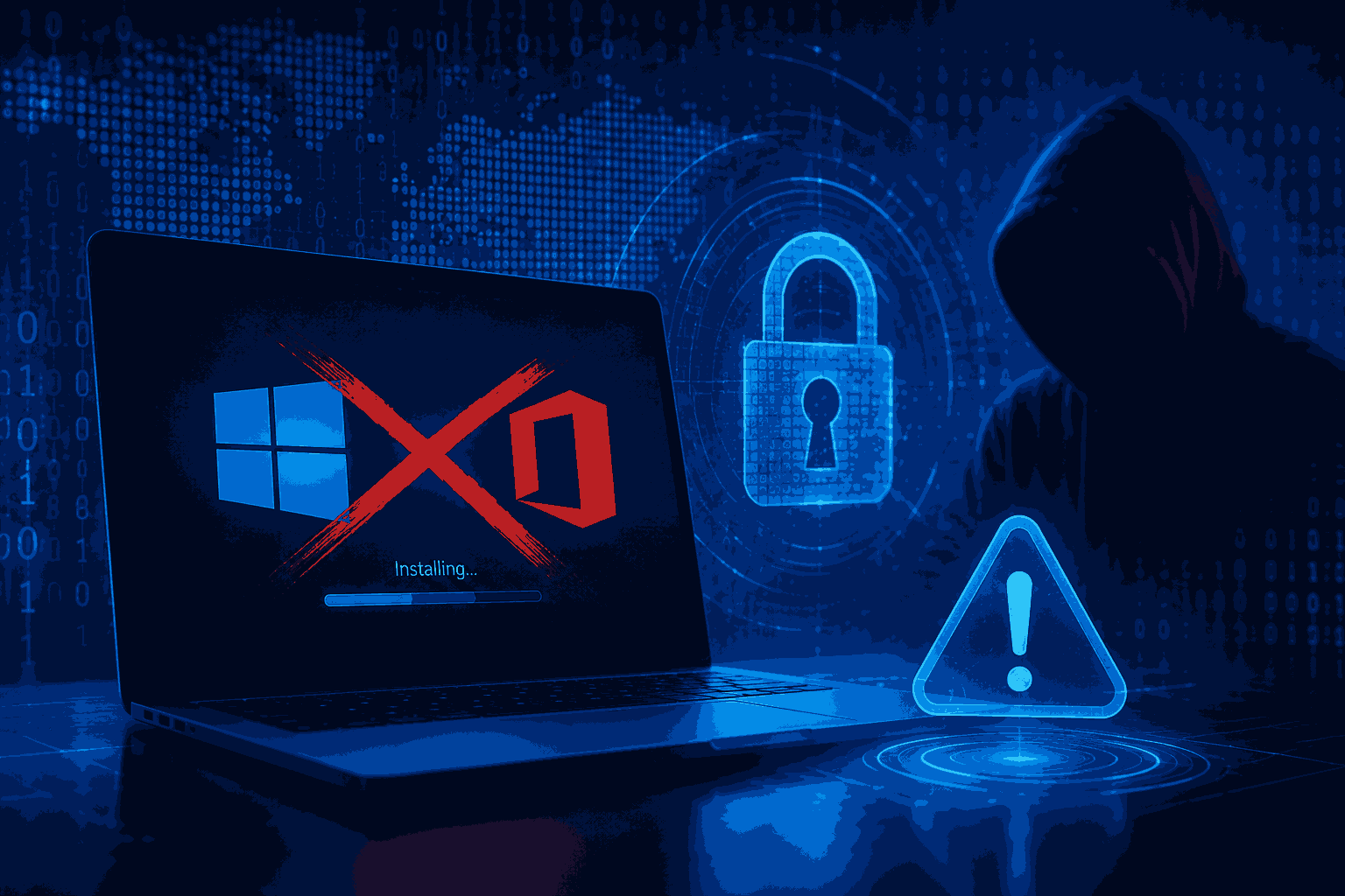 Cài đặt Windows và Office không bản quyền: những rủi ro pháp lý và bảo mật cần lưu ý