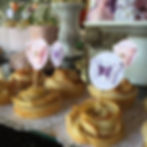 Mini torta flor de maçã
