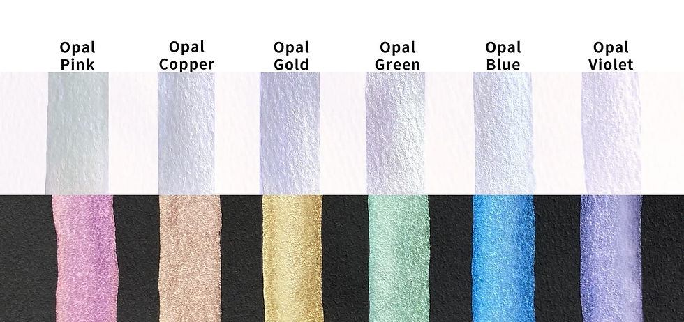 縮圖：Gansai Tambi Opal Colors 6 Colors Set