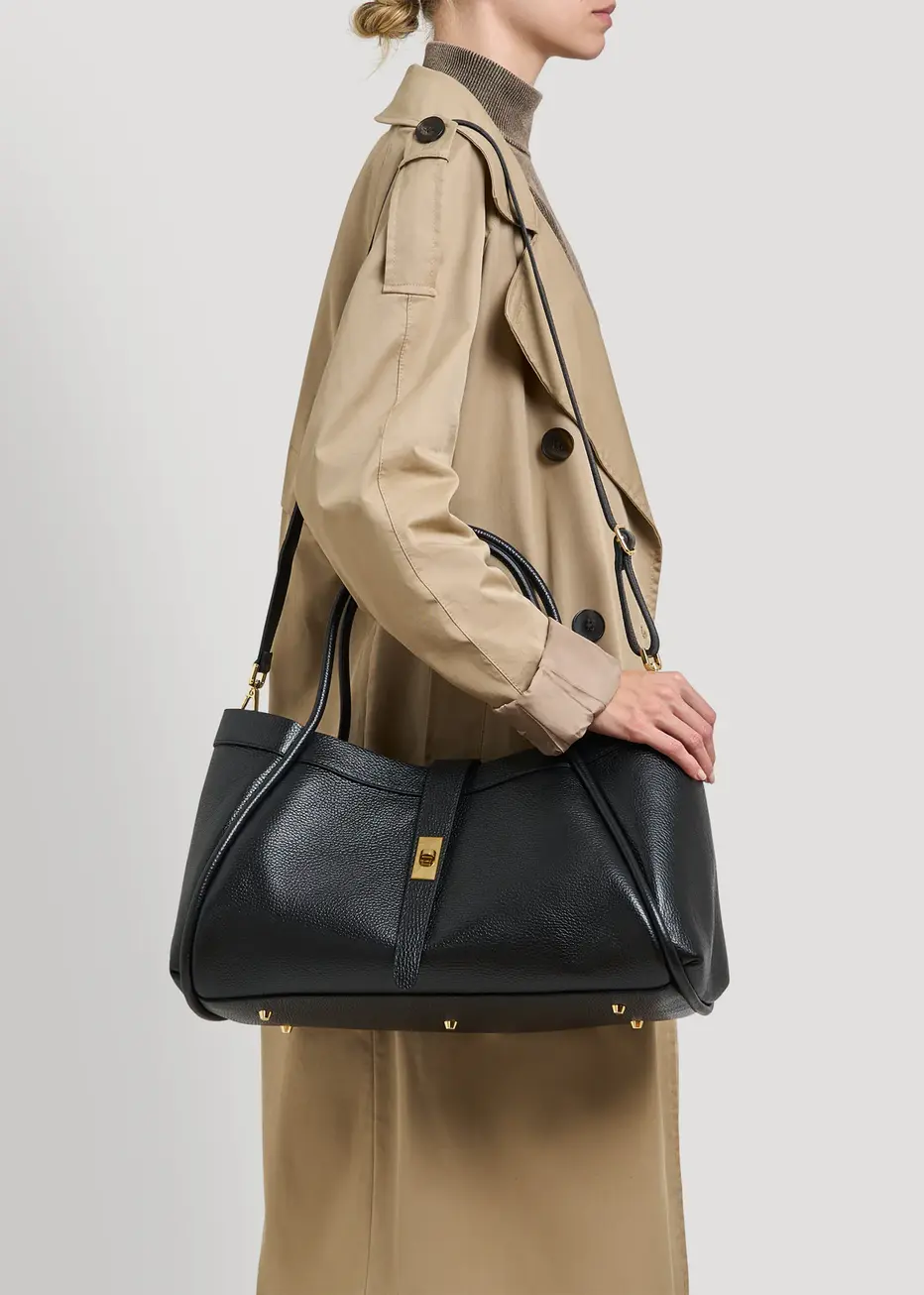 convertible leather shoulder bag