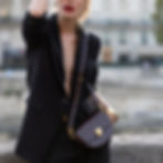 dark brown leather crossbody