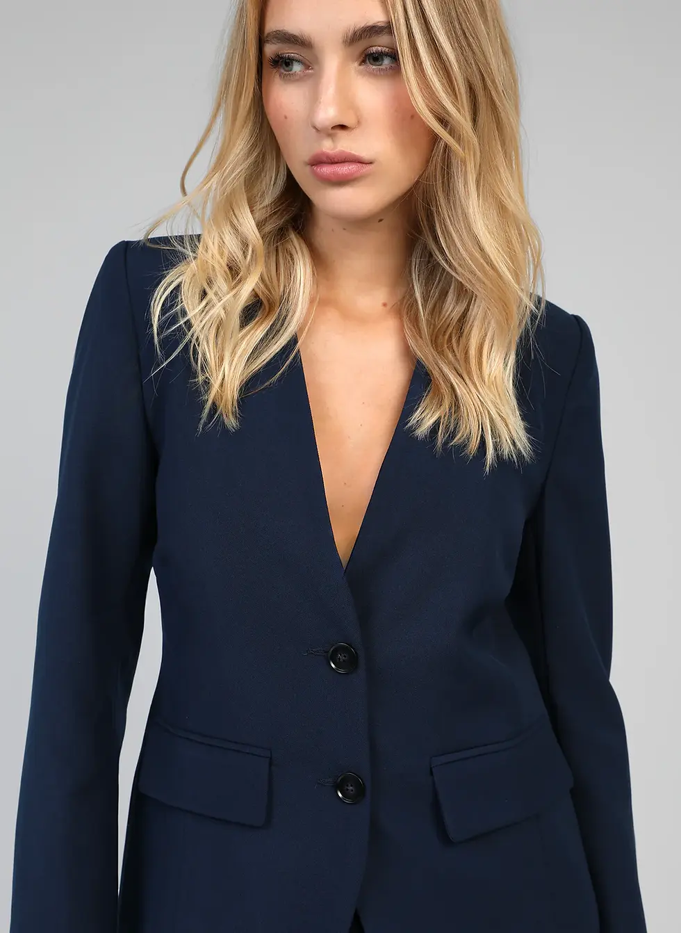 navy tailored jacket
