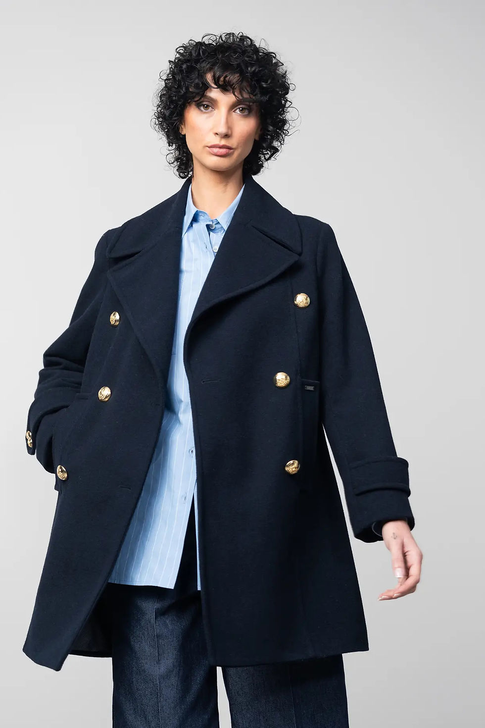 double-breasted sailor coat