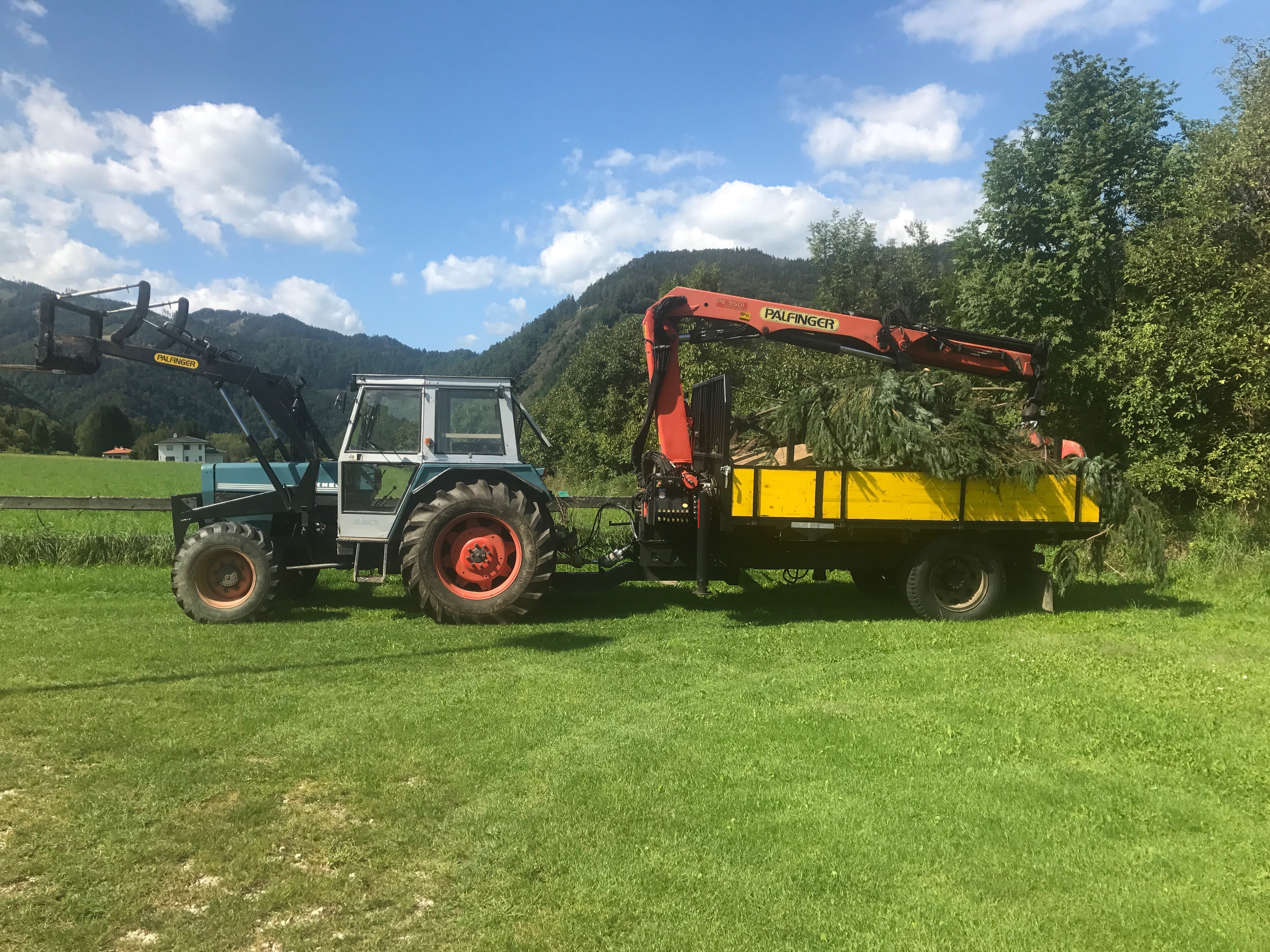 Eicher + Kran