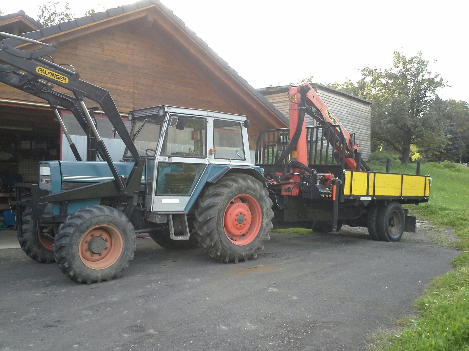 Eicher + Kran