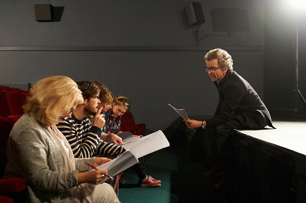 Actors Reading Script