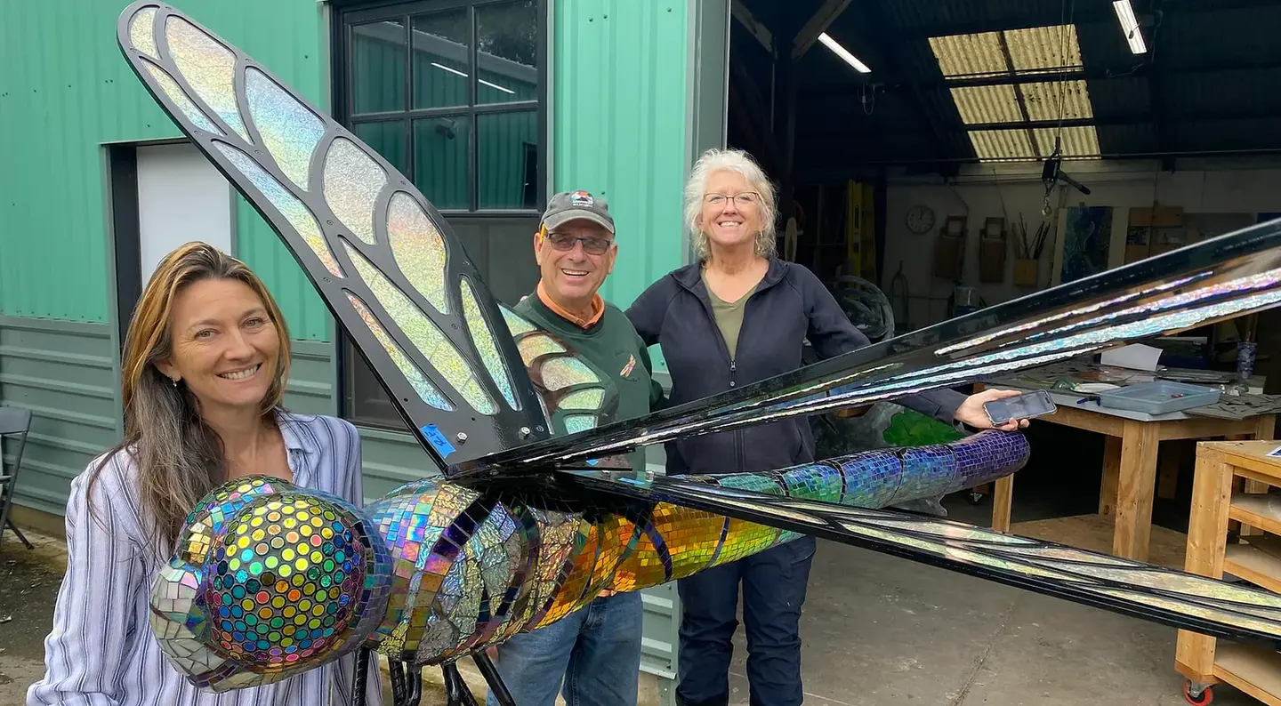 Dragonfly artist Studio Portrait