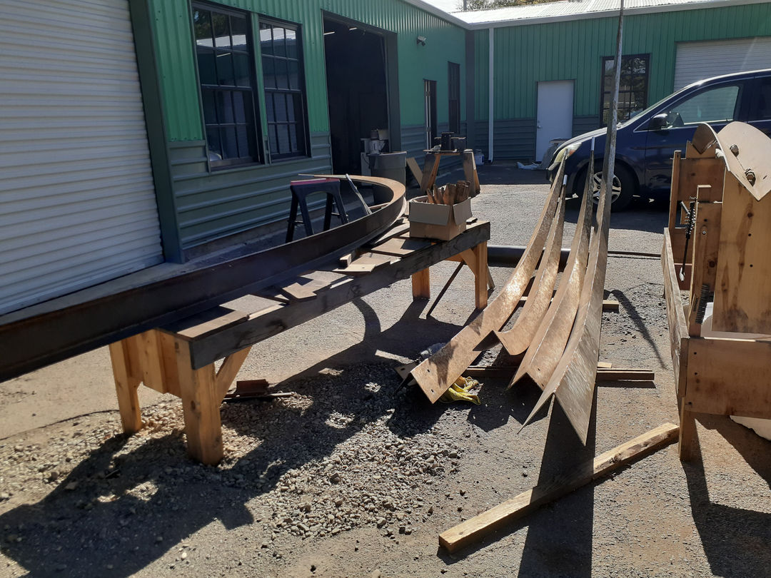 Bench steel Framework Build