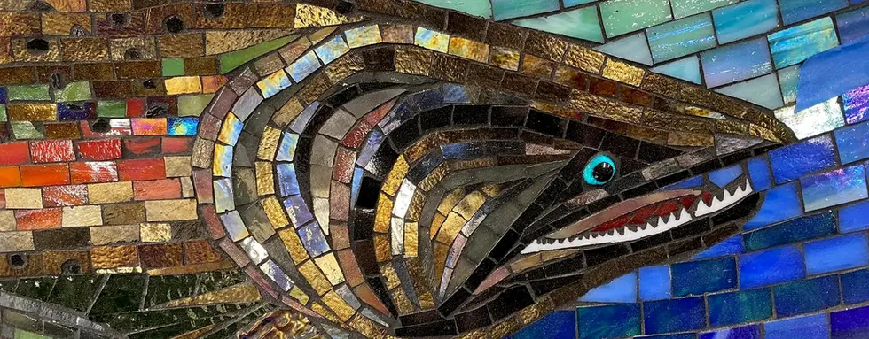 Fish head Tile Close-Up