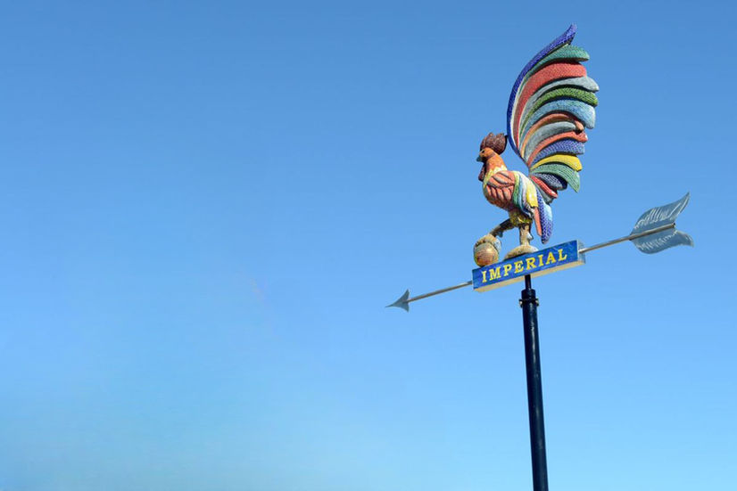 Rooster weathervane Sky Silhouette
