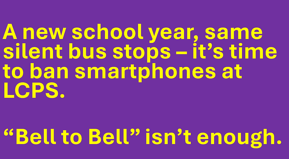 Ban smartphones and electronic devices in all schools.