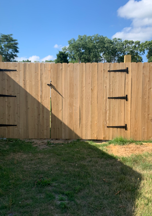 Double Gate Fence Repair