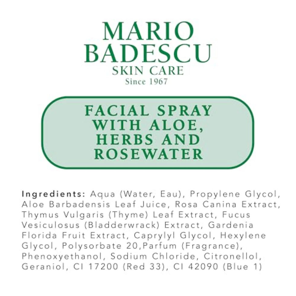 Thumbnail: Mario Badescu Facial Spray with Aloe, Herbs and Rose Water for All Skin Types...
