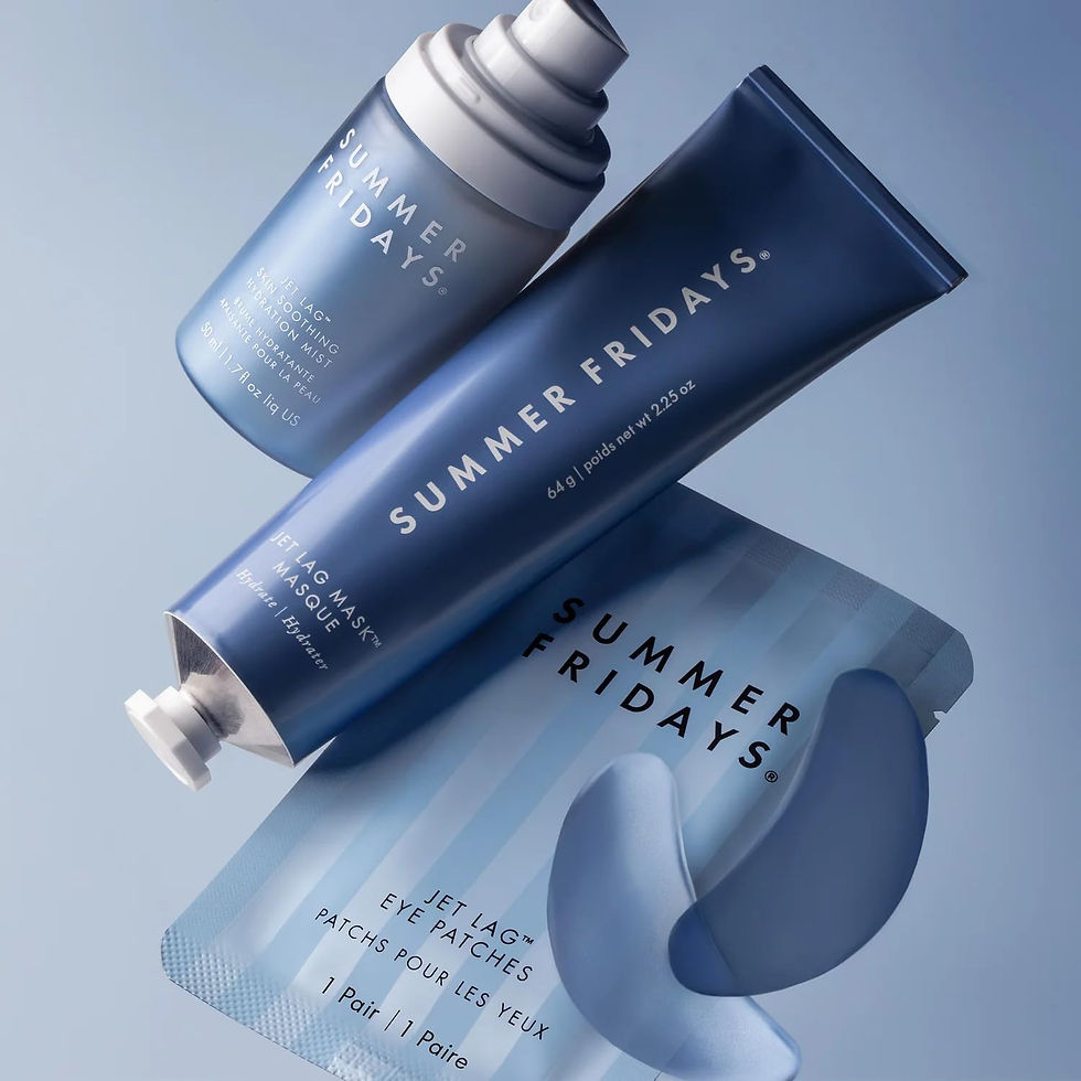 Thumbnail: Summer Fridays Jet Lag Under Eye Patches - Hydrating & Depuffing Hydrogel Eye...
