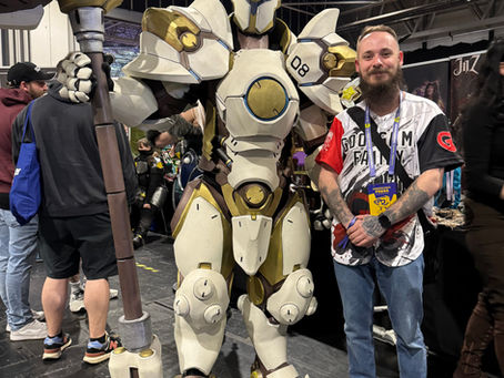 Cosplayers and attendees at DreamHack Birmingham gaming convention