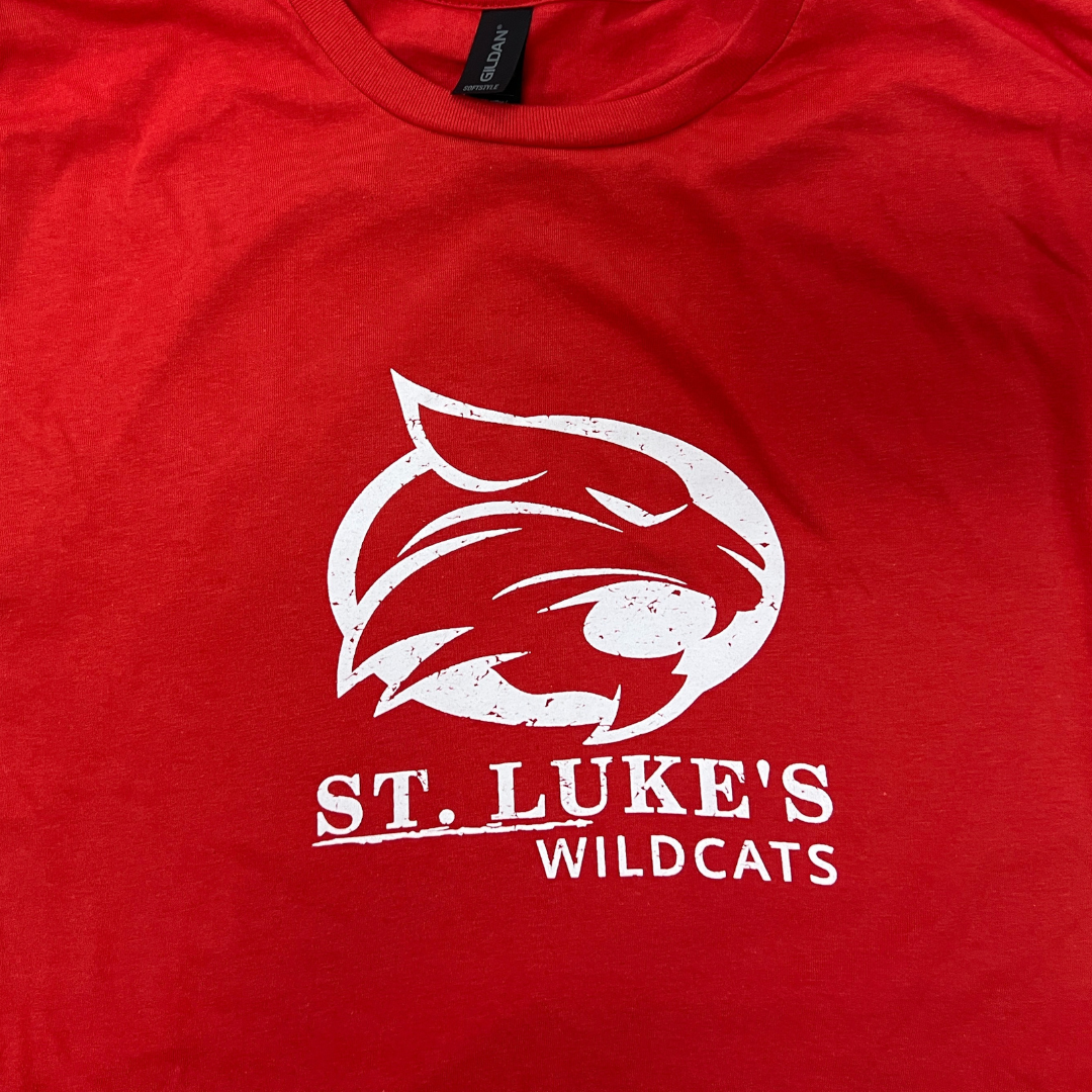 Adult SL Wildcats Distressed Print (Red or Grey)
