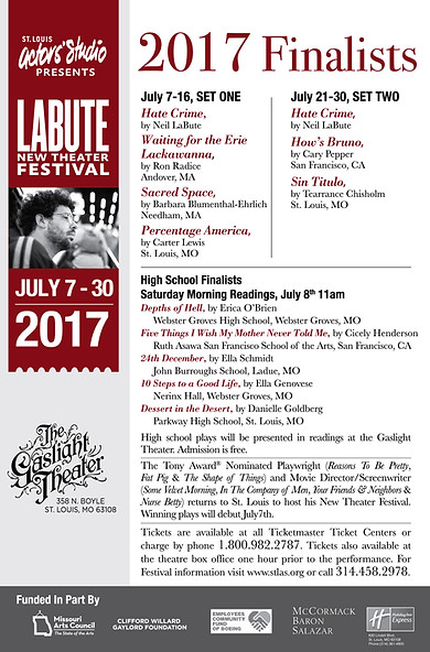 7th Annual LaBute New Theater Festival