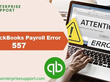 Fix QuickBooks Error 557 - When Downloading Payroll Updates