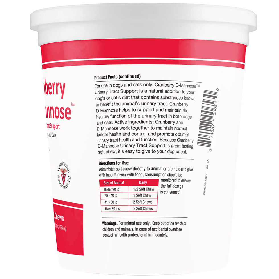 Thumbnail: Cranberry D-Mannose Urinary Tract Support