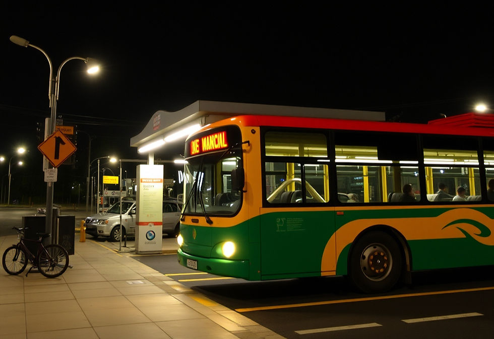 image generated by ai of a bus terminal