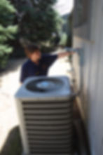 Certified Professional Inspector Graham inspecting an AC Pull out fuse