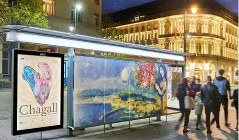 Yazıyı yazan, Malevich ve Chagall hakkında bir filmi yeni izlemişti. Bu yazı, onun Muzeum Narodowe'daki Chagall sergisinin afişini görüp gözlerinin parladığı güne ithafen yazılmıştır.