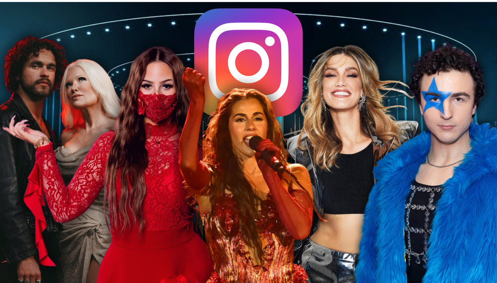 Which Eurovision 2026 artists have the most Instagram followers?