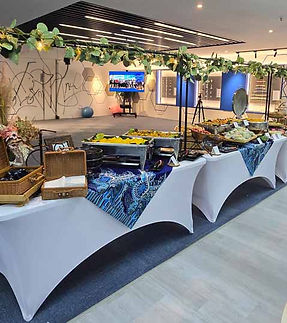 catering setup type chauffing