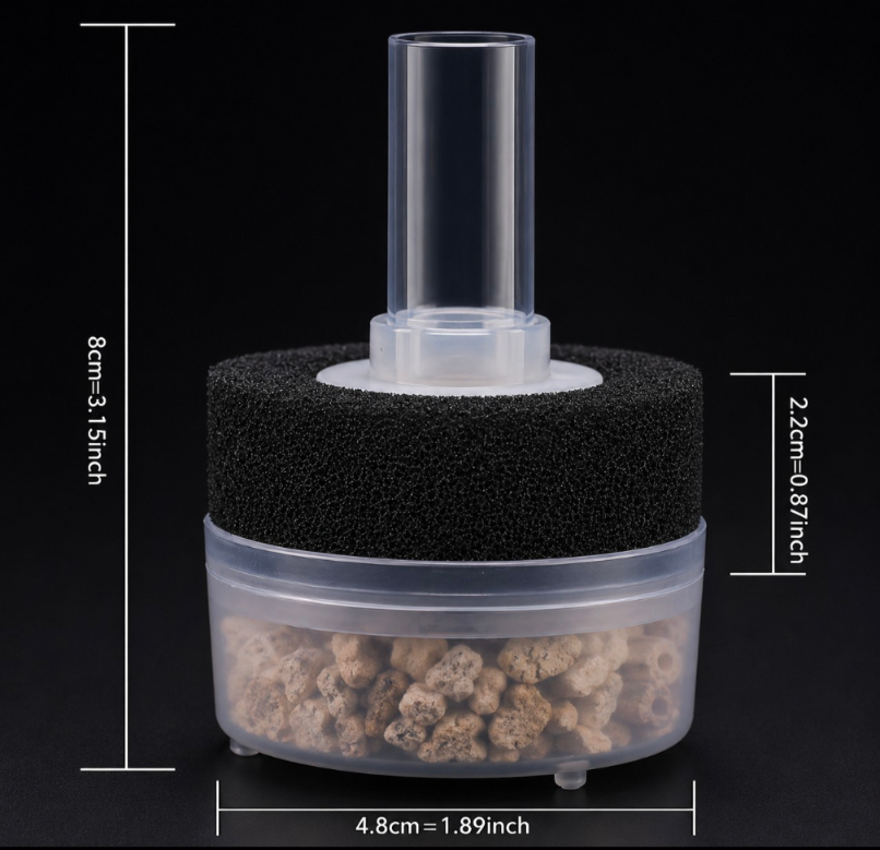 Aquarium Sponge Filters with Media Chamber - Preorder