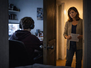 mãe e adolescente com dificuldade de comunicação