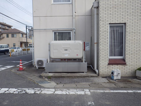 Tホテル様 地下タンク廃止&地上タンク据付け