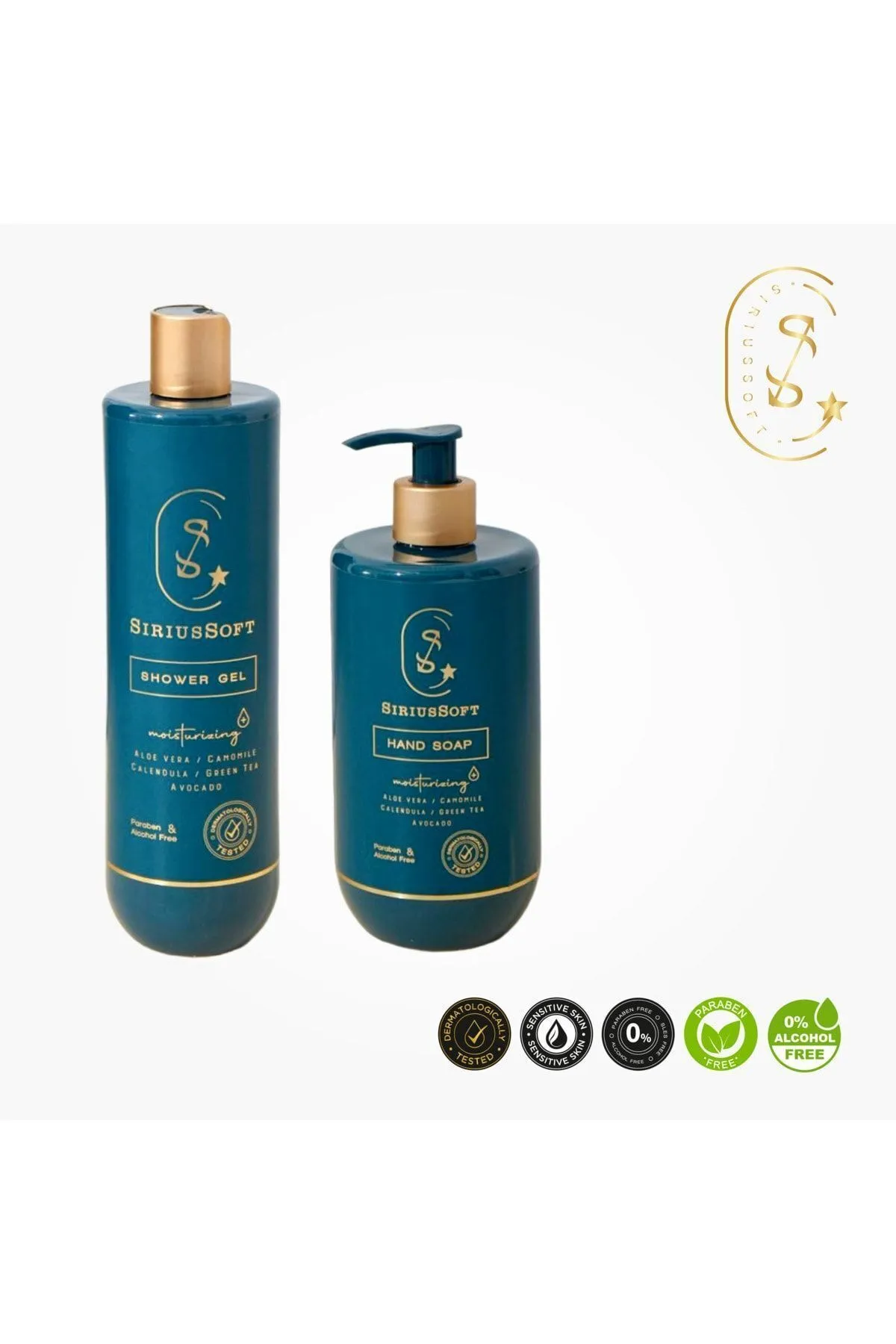 Yoğun Nemlendiricili Duş Jeli ve Yoğun Nemlendirici Onarıcı Sıvı Sabun 2'li Set