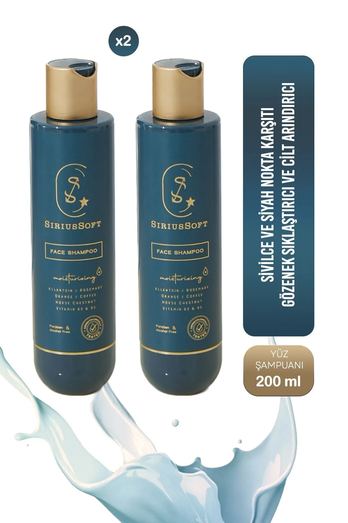 Yoğun Nemlendirici Yüz Şampuanı 2'li Set