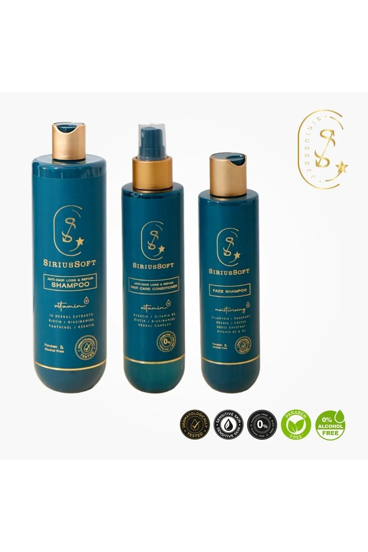 Saç Dökülmesi Karşıtı Şamp./Onarıcı Sıvı Saç Kremi/Yoğun Nemlendirici Yüz Şamp.