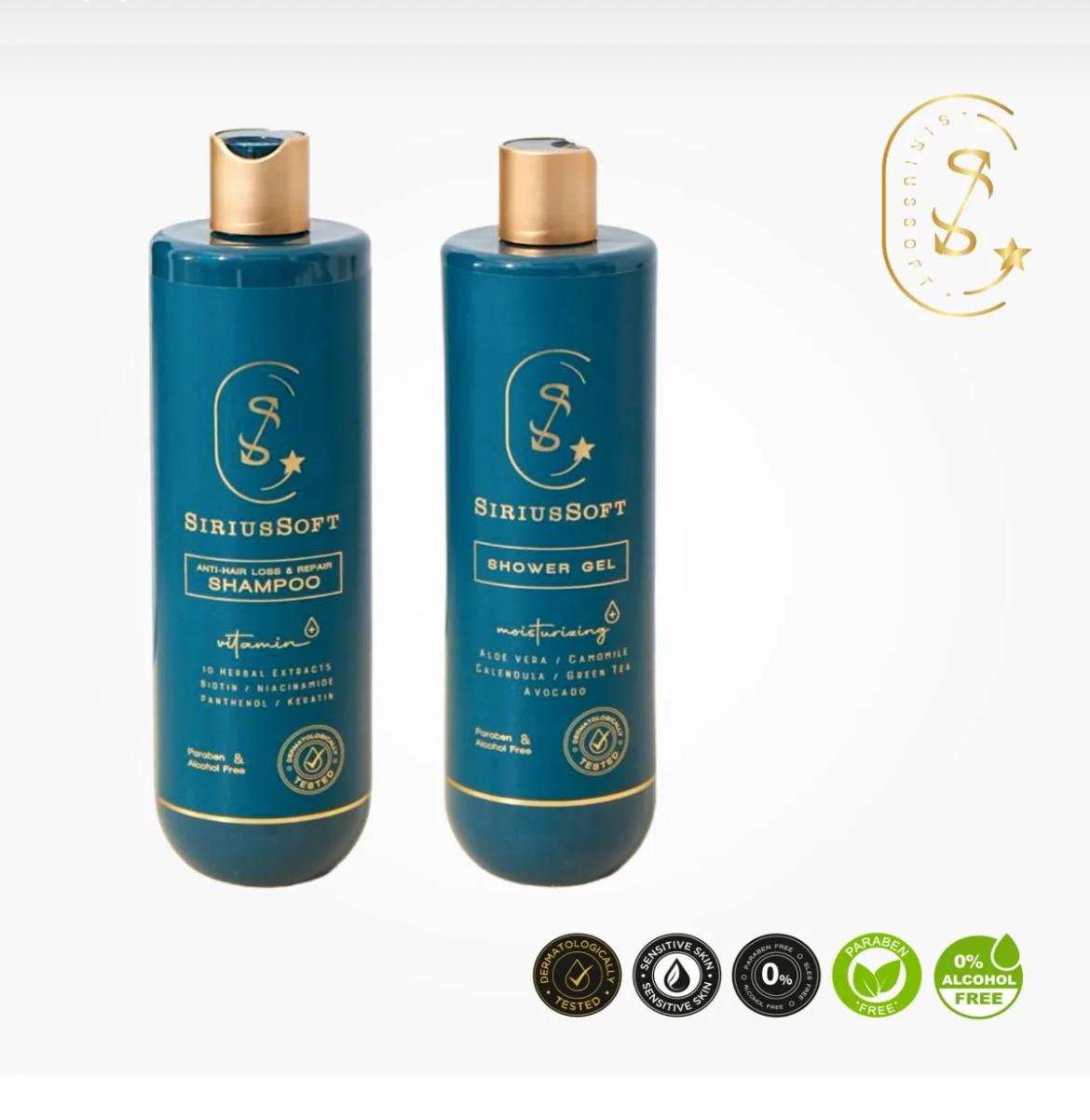 Saç Dökülme Karşıtı Ve Onarıcı Şampuan ve Yoğun Nemlendirici Duş Jeli 2'li Set