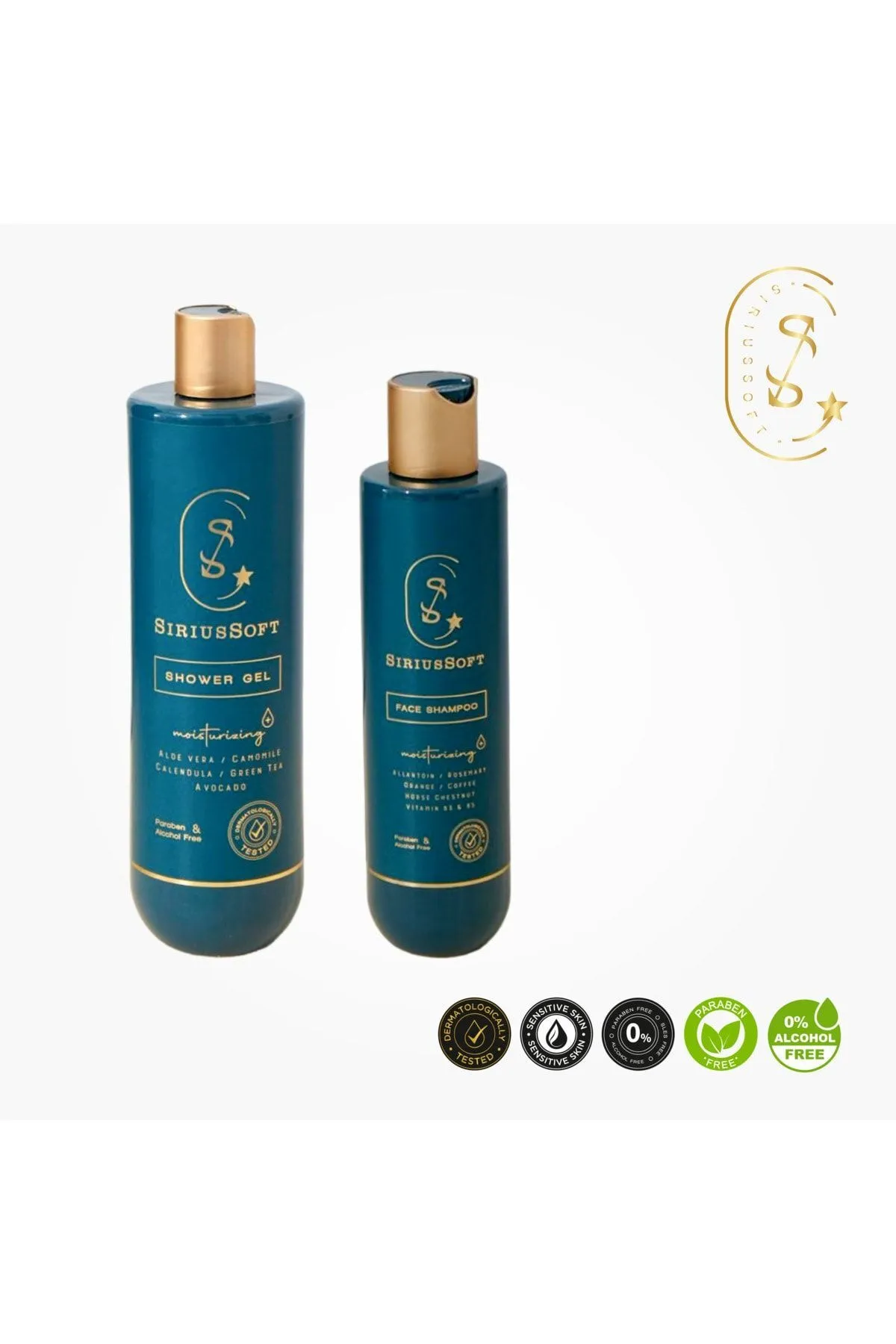 Nemlendiricili Yüz Temizleme Yıkama Şampuanı 200 ml /Yoğun Nemlendirici Duş Jeli