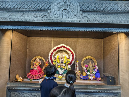Year 5 Hindu Ghanapathy Temple in Wimbledon.